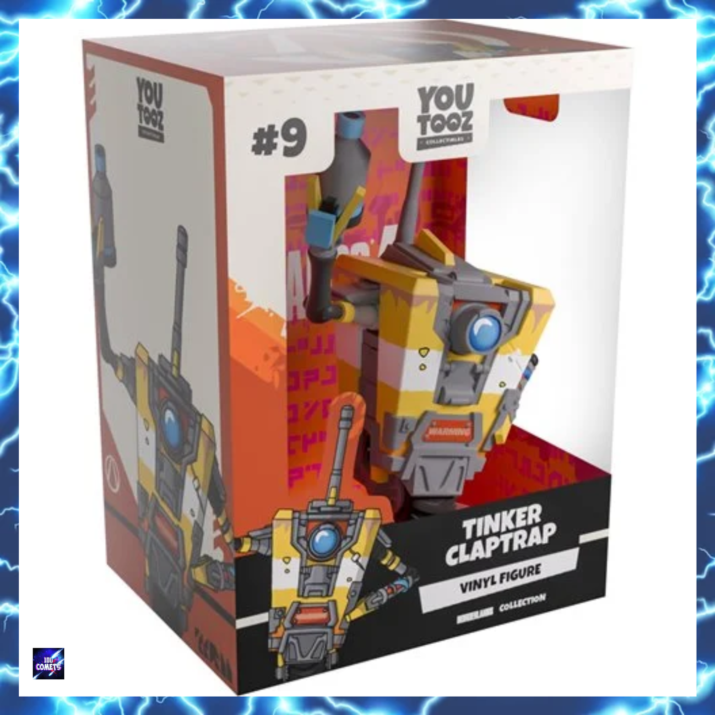 Borderlands Collection Tinker Claptrap Vinyl Figure #9