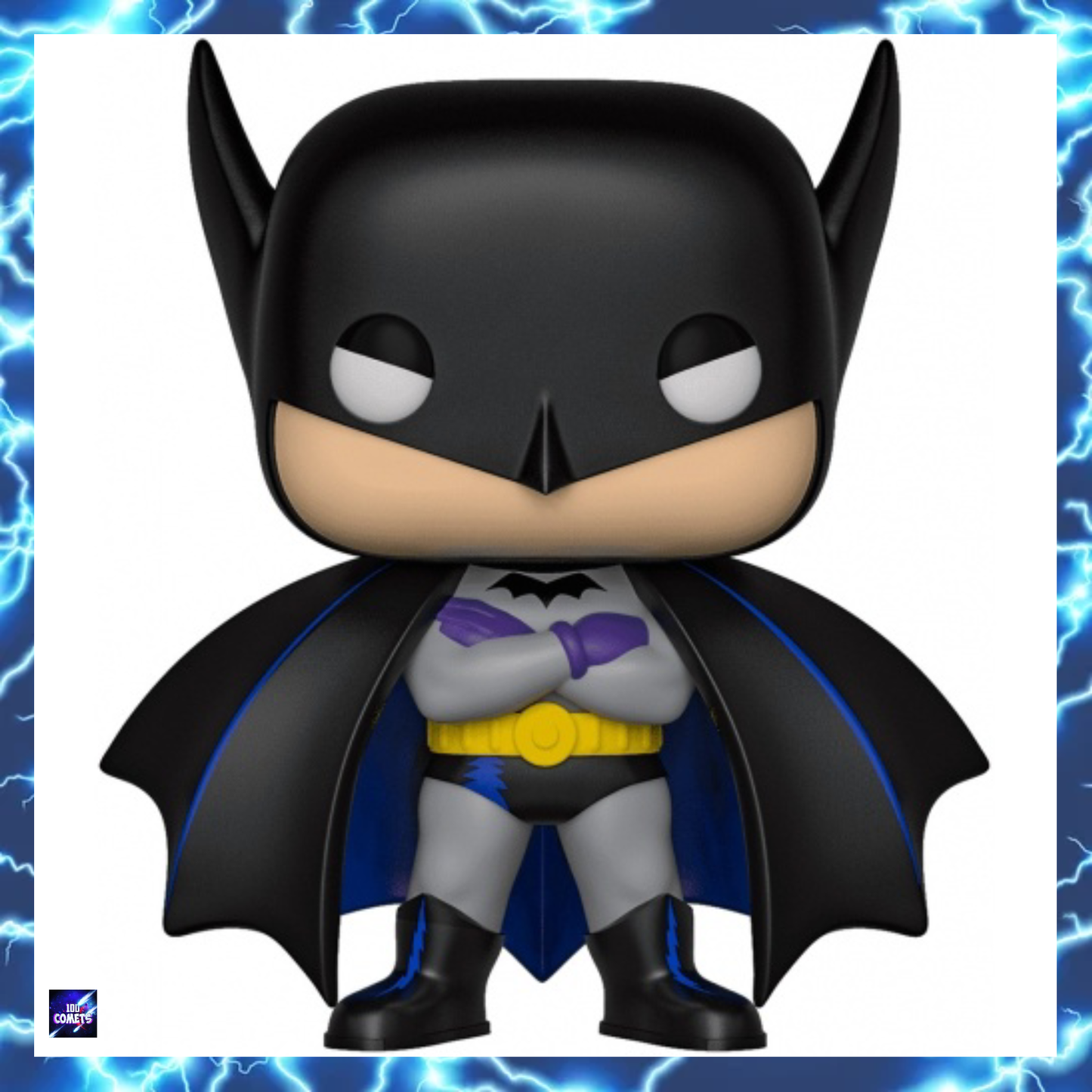 Batman [First Appearance]: Funko POP! Heroes Vinyl Figure & 1 POP! Compatible PET Plastic Graphical Protector Bundle