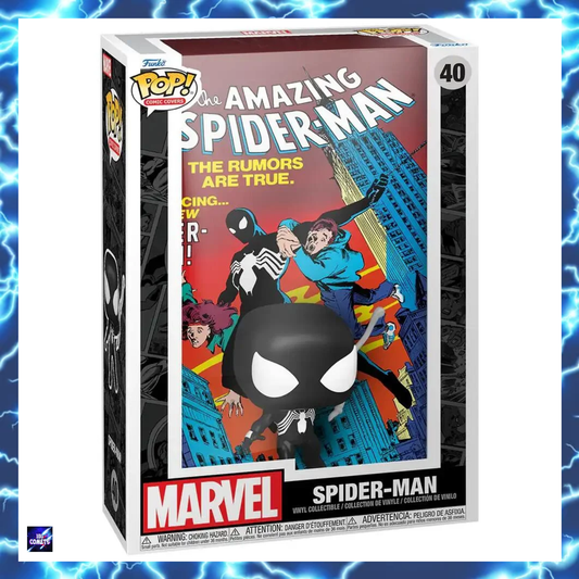 Funko Pop! Comic Covers #252 The Amazing Spider-Man Black Suit Display Case - Limited Edition Exclusive #40