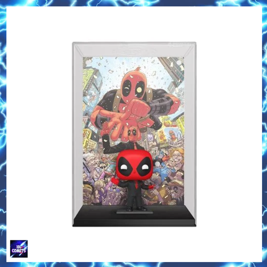 Deadpool (2015) #1 Deadpool in Black Suit Funko Pop! Comic Cover Figure #46 with Case