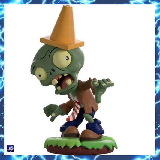 Plant Vs Zombies Collection Conehead Zombie Vinyl Figure #3